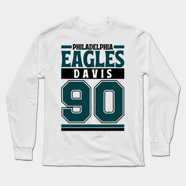 Philadelphia Eagles Davis 90 American Football Edition 3 Long Sleeve T-Shirt by Astronaut.co